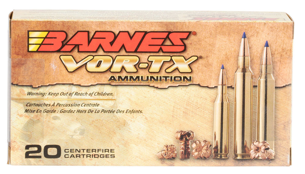 Barnes Bullets 30816 VOR-TX Rifle  308 Win 130 gr Tipped TSX Boat-Tail 20 Bx/ 10 Cs