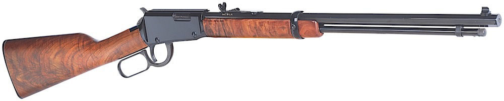 Henry H001T Frontier  22 Short Caliber with 16 LR/21 Short Capacity, 20" Barrel, Black Metal Finish & American Walnut Stock Right Hand