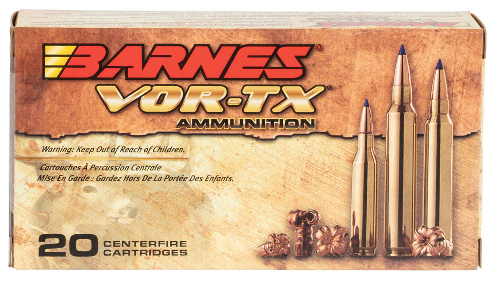 Barnes Bullets 30815 VOR-TX Rifle  6.5 Creedmoor 120 gr Tipped TSX Boat-Tail 20 Bx/ 10 Cs