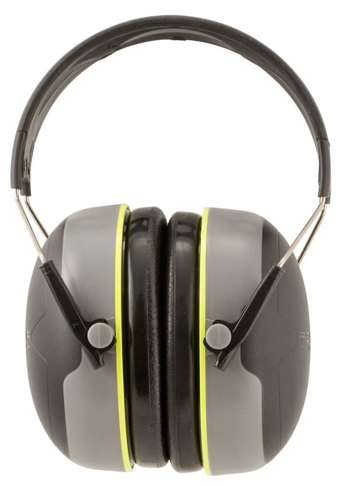 Peltor 97041 Sport Bull's Eye 27 dB Over the Head Low-Profile Gray Ear Cups with Adjustable Black Headband for Adults 1 Pair