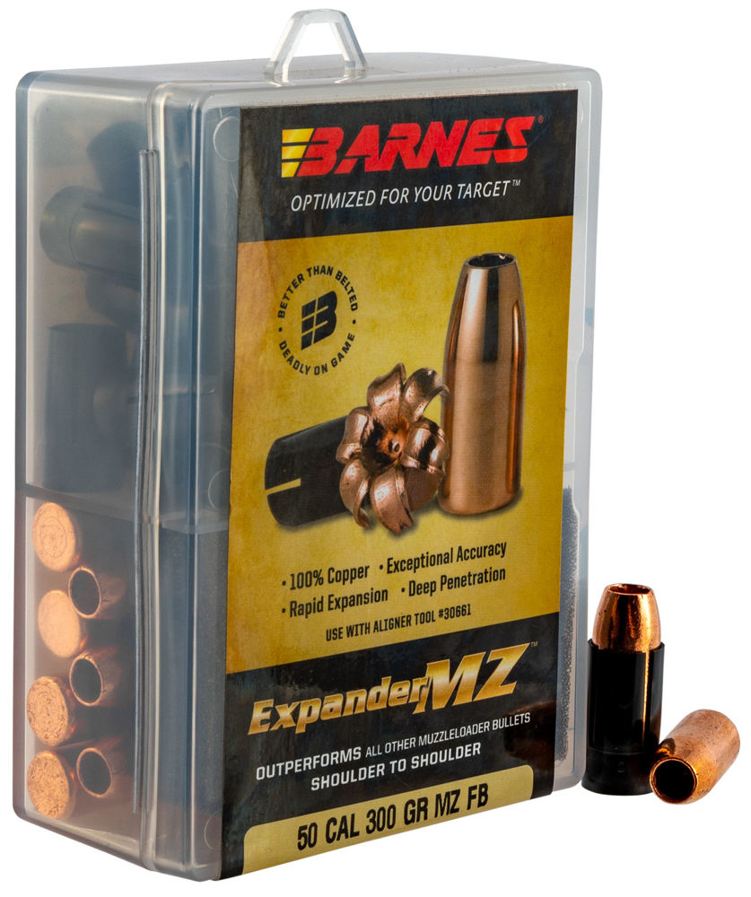 Barnes Bullets 30583 Expander MZ  50 Cal 300 GR 24 Per Box
