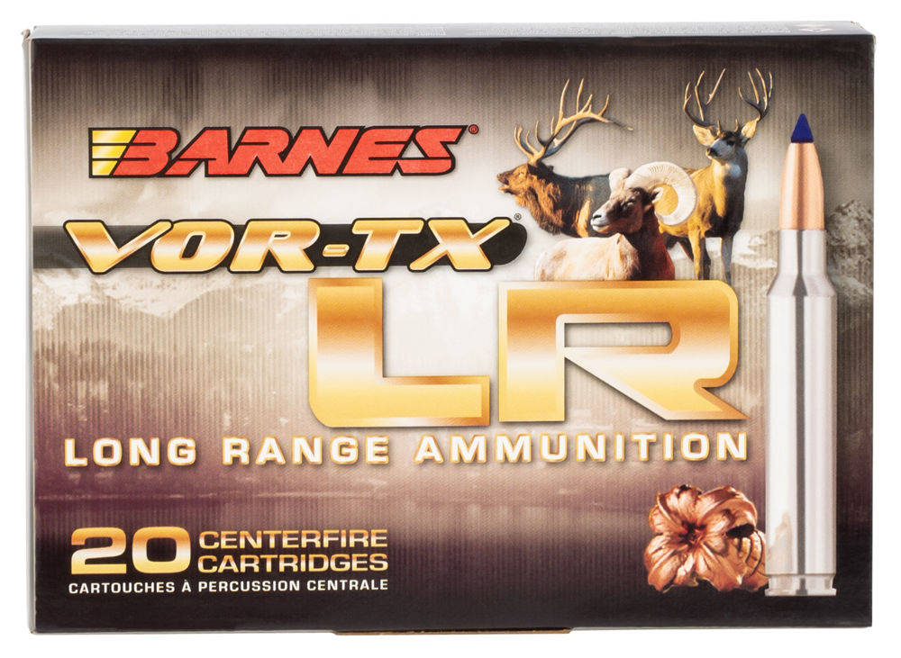 Barnes Bullets 29011 VOR-TX LR Rifle  300 RUM 190 gr LRX Boat-Tail 20 Bx/ 10 Cs