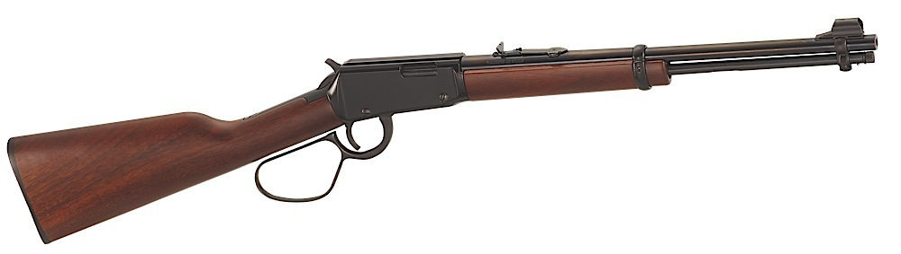 Henry H001L Classic Lever Carbine 22 Short Caliber with 12 LR/16 Short Capacity, 16.13" Barrel, Black Metal Finish & American Walnut Stock Right Hand