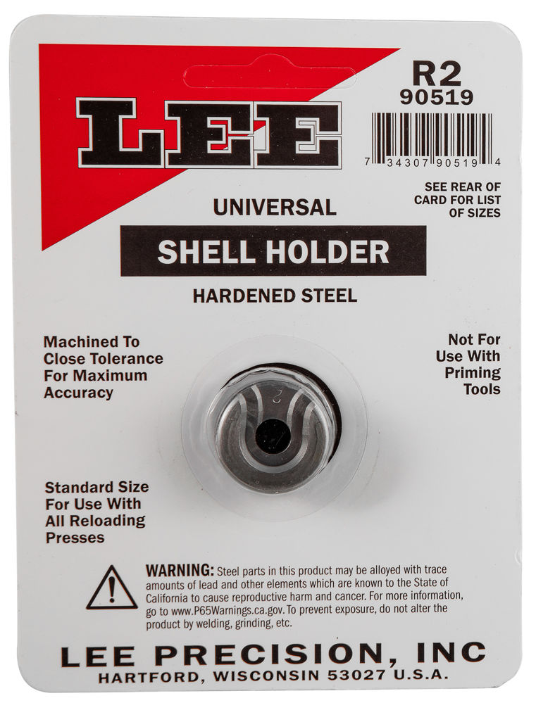 Lee Precision 90519 Shell Holder Universal Shell Holder #2 For 45 Glock Automatic Pistol (45GAP)