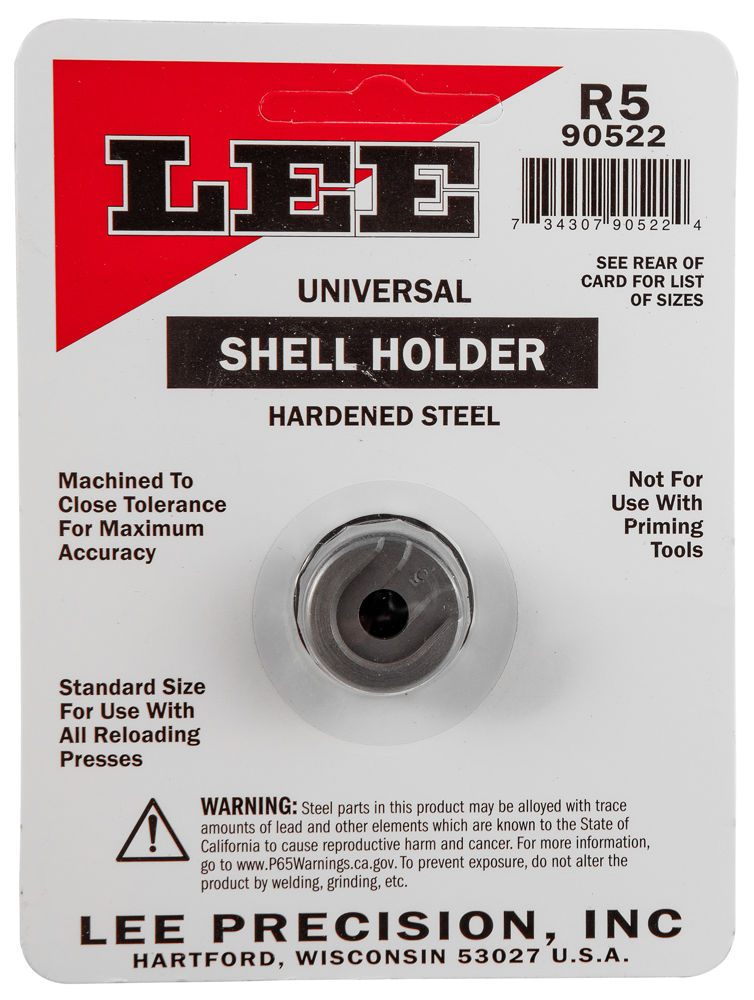 Lee Precision 90522 Shell Holder Universal #5 Steel 1 Casing 0.05 lbs