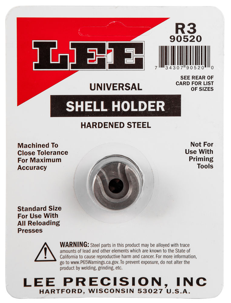 Lee Precision 90002 Shell Holder  #15 25 ACP pistol Steel Capacity 1 Casing Pistol Firearm Works With Standard Reloading Press