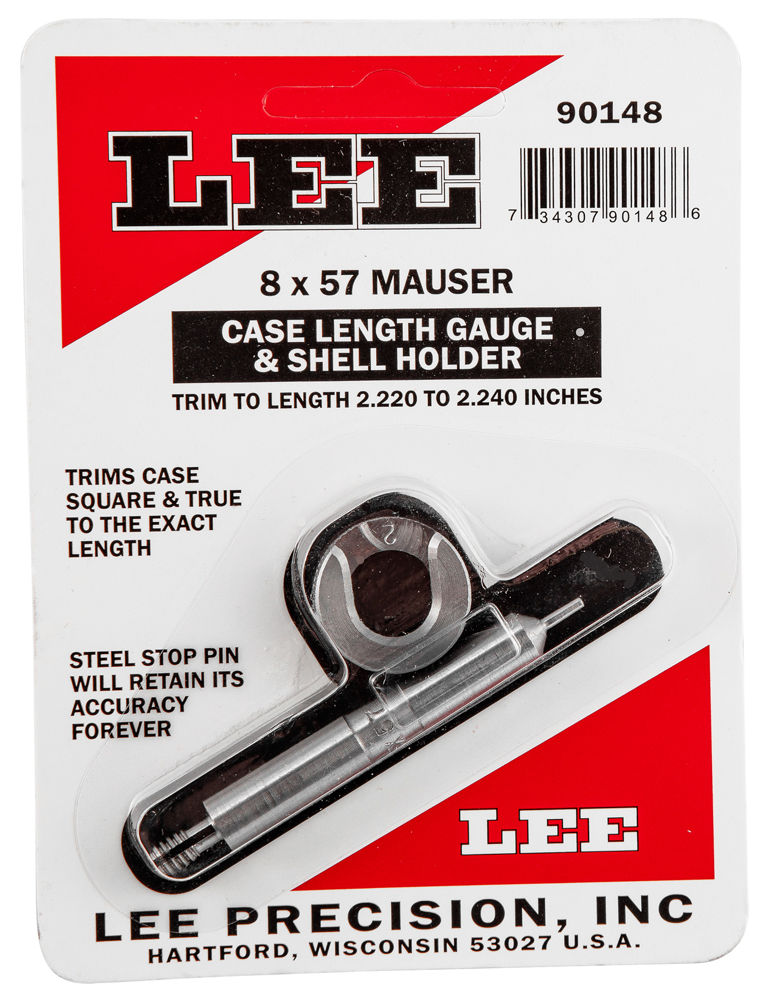 Lee Precision 90148 Case Length Gauge  8x57 Mauser Steel