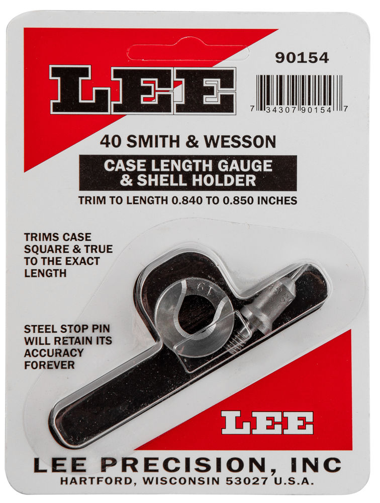 Lee Precision 90154 Case Length Gauge  40 S&W Steel 0.05 lbs