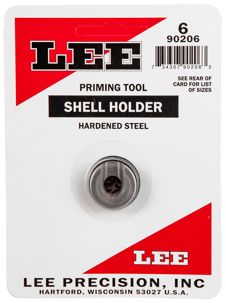 Lee Precision 90206 Shell Holder AP Only #6 32-20 Win Steel Capacity 1 Casing