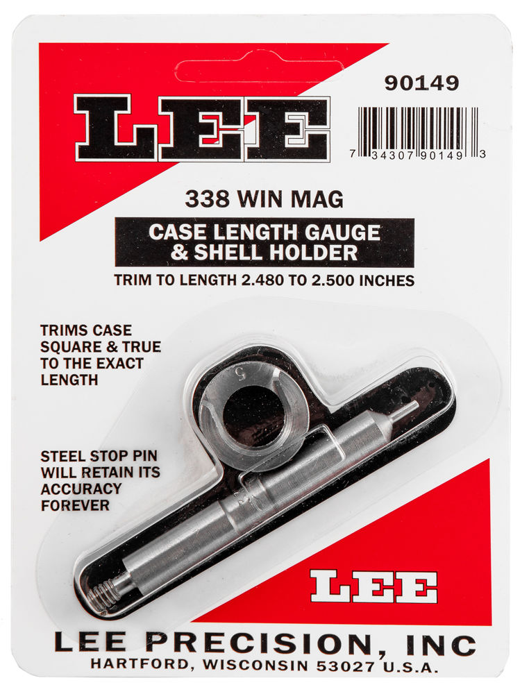 Lee Precision 90149 Case Length Gauge  338 Win Mag Steel