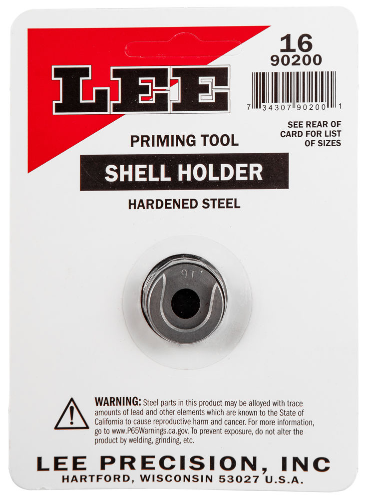 Lee Precision 90200 Shell Holder AP Only #16 500 S&W Mag Steel Capacity 1 Casing