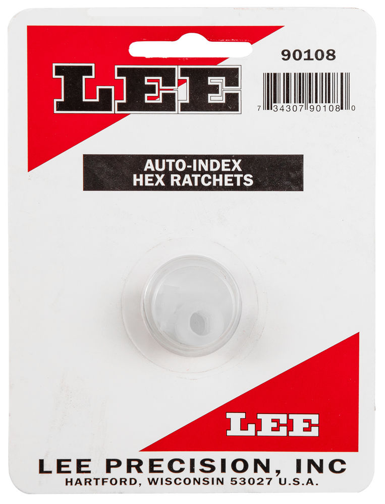 Lee Precision 90108 Auto Index Hex Rachet White Nylon 3 Per Pkg