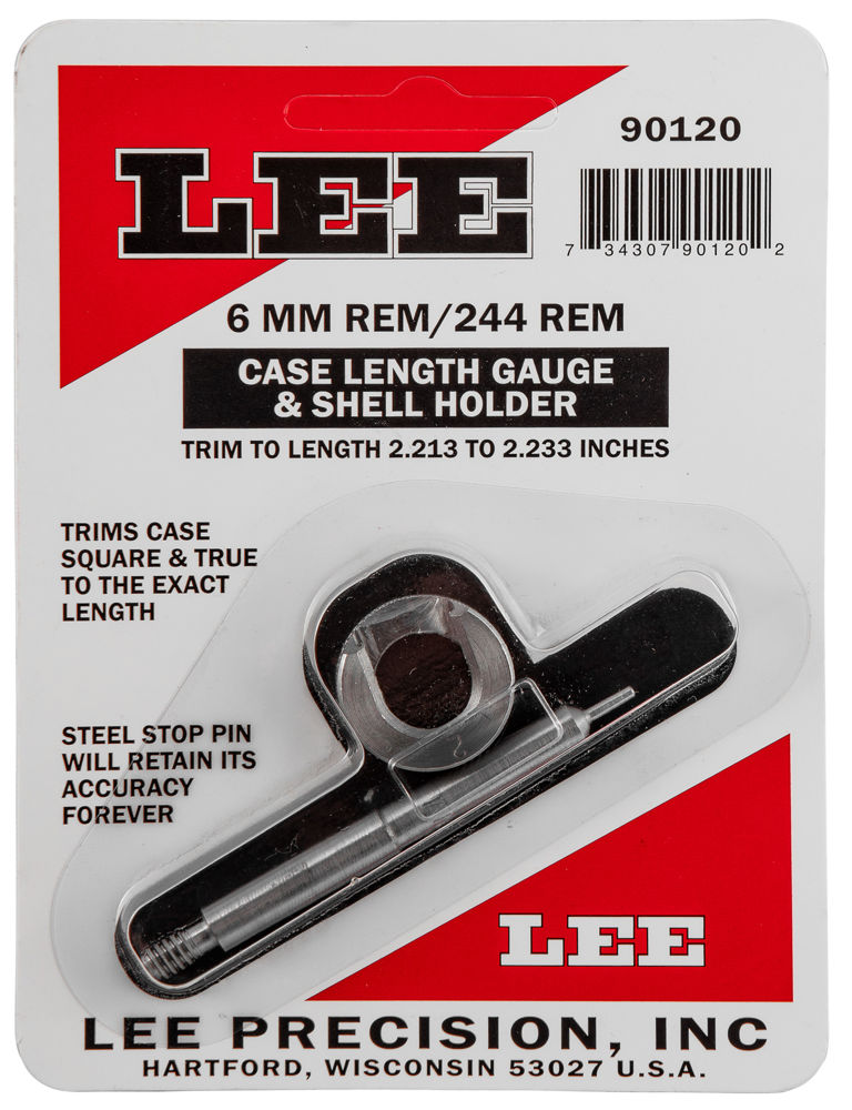 Lee Precision 90120 Case Length Gauge  6mm Rem Steel