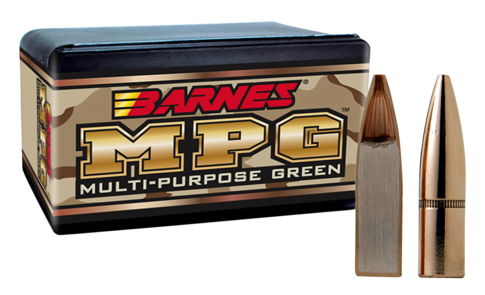Barnes Bullets 30195 Rifle MPG 223 Rem .224 55 gr Multi-Purpose Green 100 Per Box