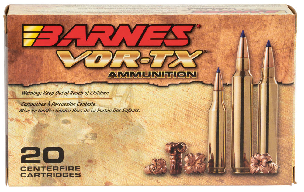 Barnes Bullets 21531 VOR-TX Rifle  30-06 Springfield 150 gr Tipped TSX Boat-Tail 20 Bx/ 10 Cs