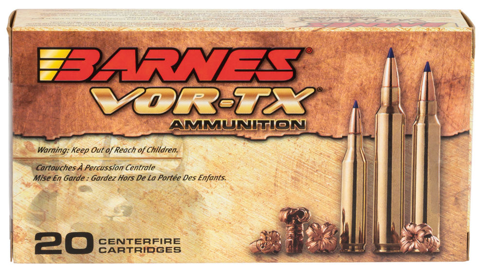 Barnes Bullets 21541 VOR-TX Rifle  308 Win 168 gr Tipped TSX Boat-Tail 20 Bx/ 10 Cs