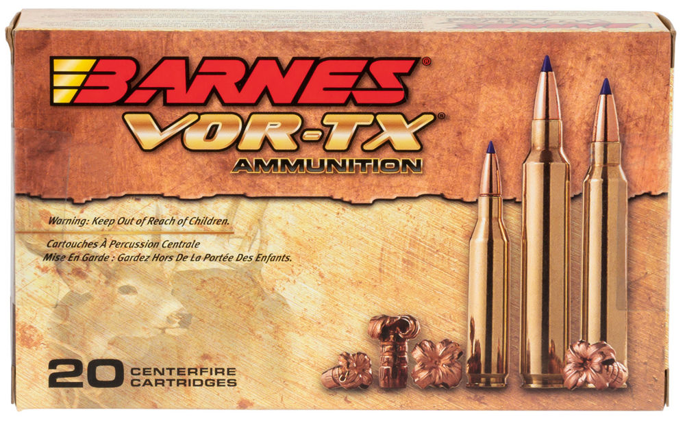 Barnes Bullets 21539 VOR-TX Rifle  300 RUM 180 gr Tipped TSX Boat-Tail 20 Bx/ 10 Cs