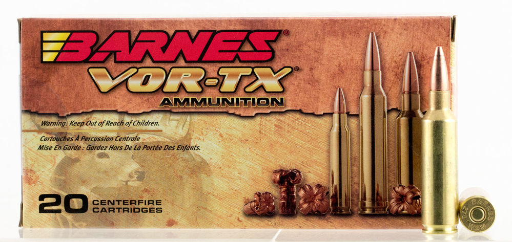 Barnes Bullets 21559 VOR-TX Rifle  270 WSM 140 gr TSX Boat-Tail 20 Bx/ 10 Cs