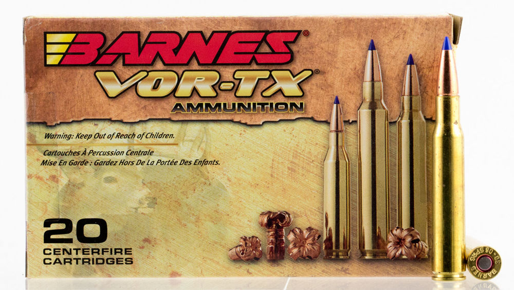 Barnes Bullets 21565 VOR-TX Rifle  30-06 Springfield 168 gr Tipped TSX Boat-Tail 20 Bx/ 10 Cs