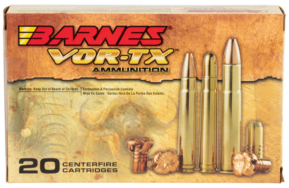 Barnes Bullets 22017 VOR-TX Safari  416 Rem Mag 400 gr TSX Flat Base 20 Bx/ 10 Cs