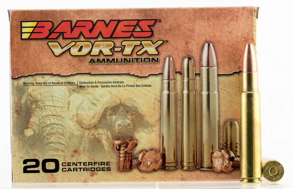 Barnes Bullets 22034 VOR-TX Safari  416 Rigby 400 gr TSX Flat Base 20 Bx/ 10 Cs