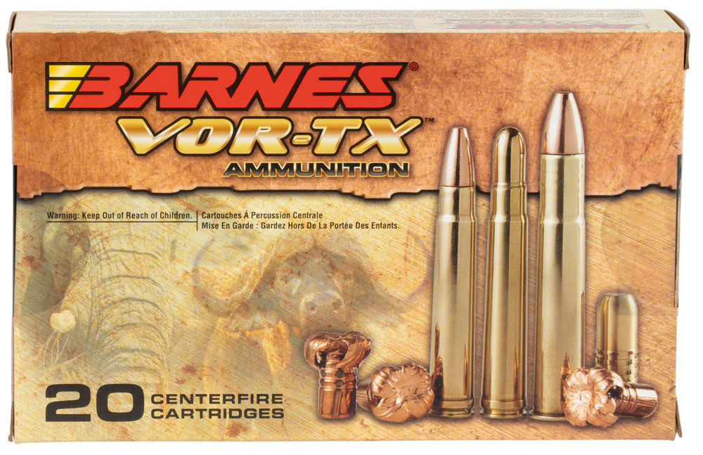 Barnes Bullets 22022 VOR-TX Safari  458 Win Mag 450 gr TSX Flat Base 20 Bx/ 10 Cs