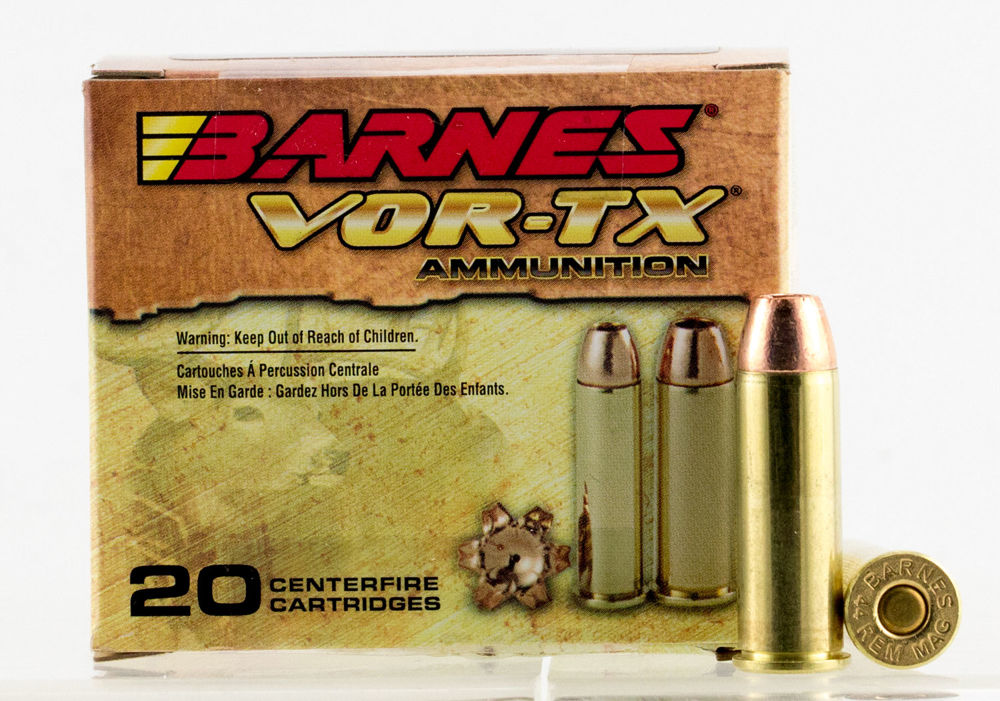 Barnes Bullets 21545 VOR-TX Handgun  44 Rem Mag 225 gr Barnes XPB 20 Bx/ 10 Cs