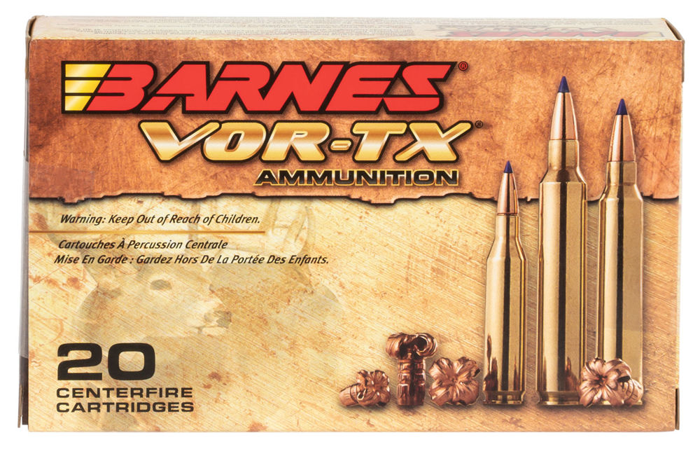 Barnes Bullets 21581 VOR-TX Rifle  35 Whelen 180 gr Tipped TSX Flat Base 20 Bx/ 10 Cs