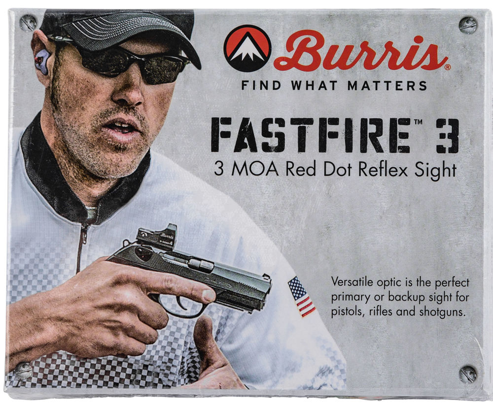 Burris 300234 FastFire III  Matte Black 1x 21x15mm 3 MOA Illuminated Red FastFire Dot Reticle