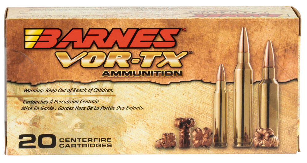 Barnes Bullets 22008 VOR-TX Rifle  22-250 Rem 50 gr TSX Flat Base 20 Bx/ 10 Cs