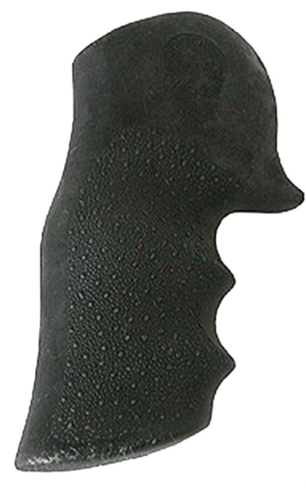 Hogue 58000 Monogrip  Black Rubber with Finger Grooves for Dan Wesson Large Frame (45, 357)