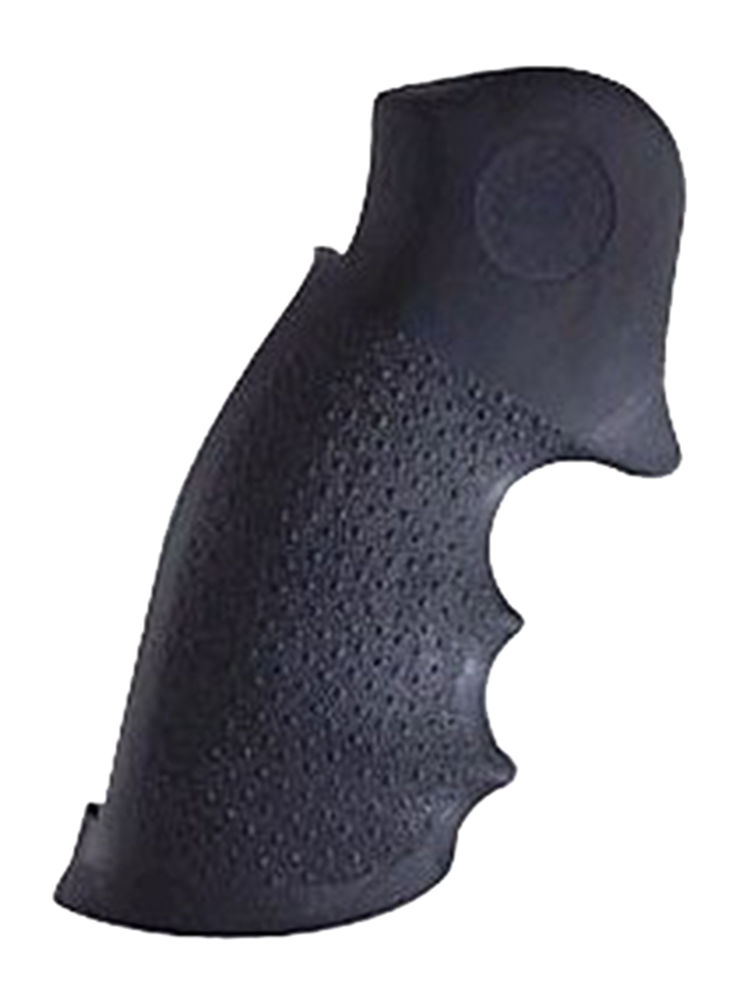 Hogue 66000 Monogrip  Black Rubber with Finger Grooves for Taurus Medium & Large Frame with Square Butt