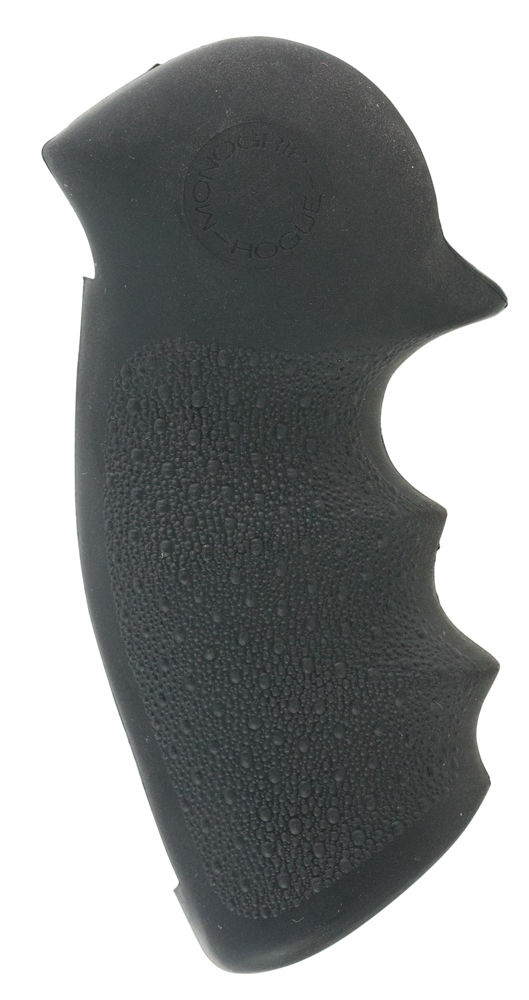 Hogue 87000 Monogrip  Black Rubber with Finger Grooves for Ruger Security-Six