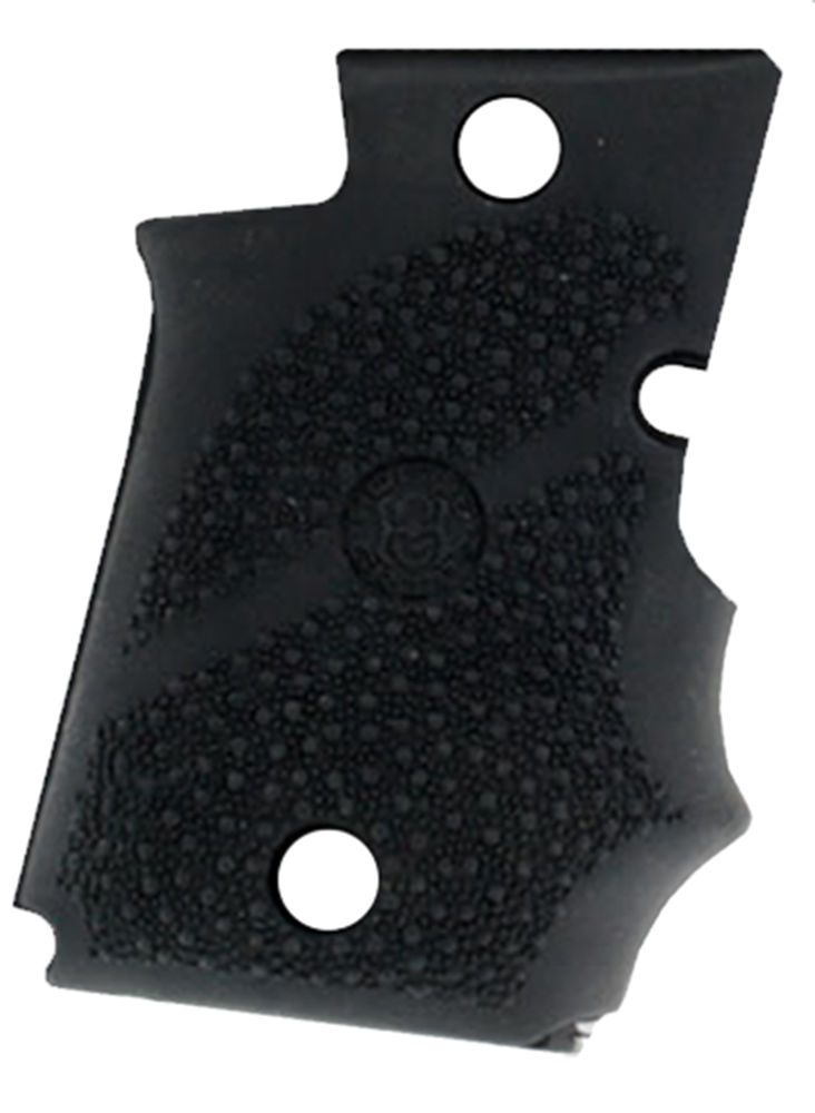 Hogue 98080 Rubber Grip  Black with Finger Grooves for Sig P938 with Ambidextrous Safety