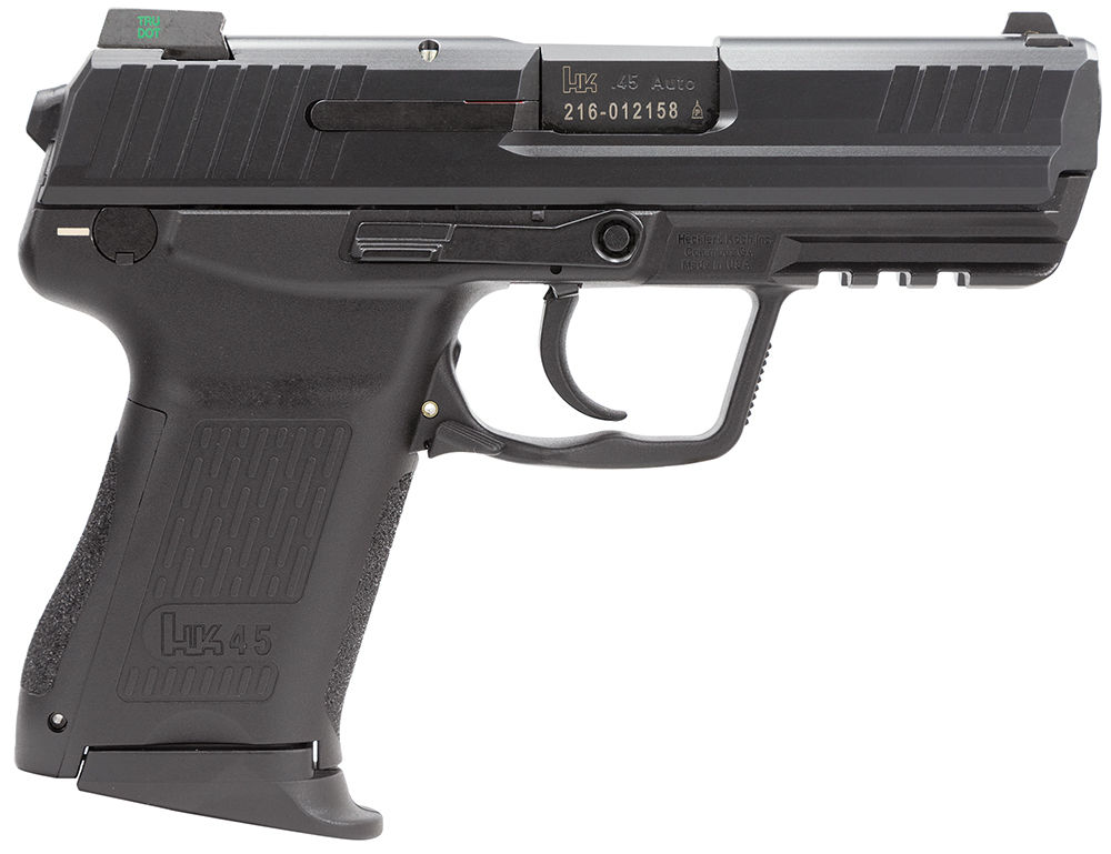 HK 81000021 HK45 Compact V7 LEM 45 ACP 3.94" 8+1 (3) Black Black Steel Slide Black Interchangeable Backstrap Grip Night Sights