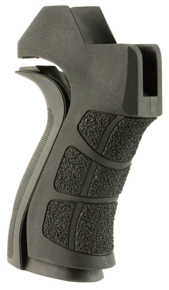 ATI Outdoors A5102342 X2 Pistol Grip Textured Black DuPont Zytel Polymer for AR-15, AR-10, Ruger 22 Charger