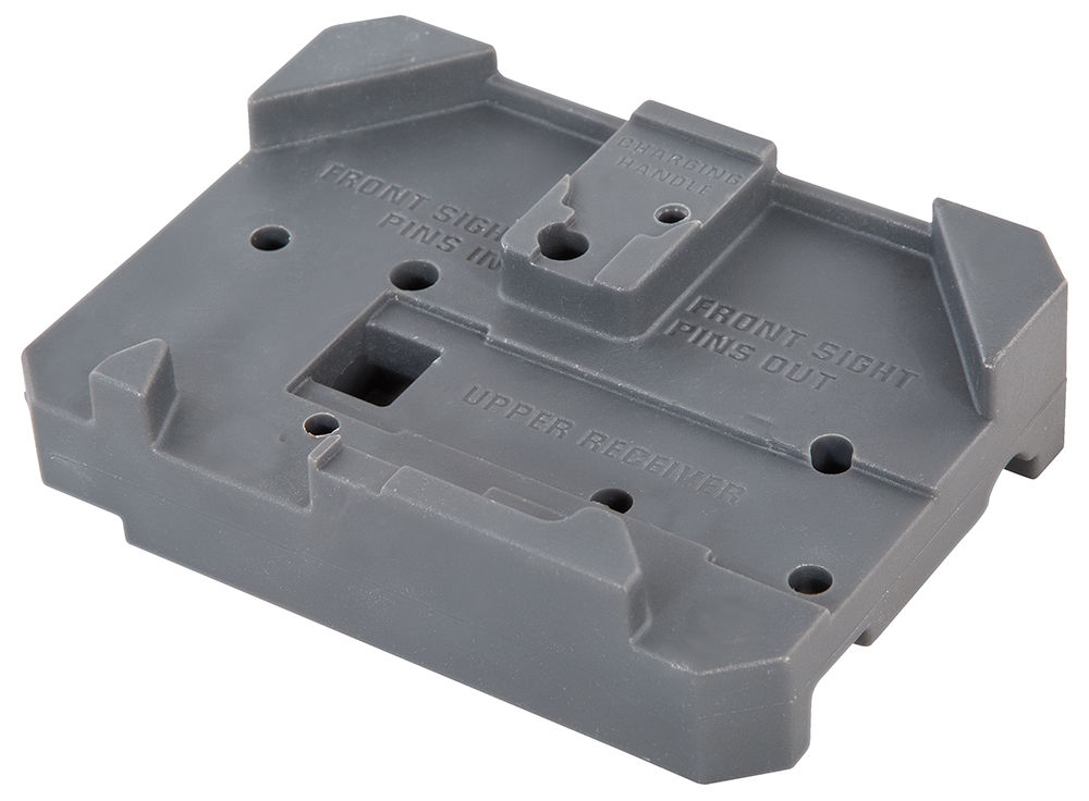 Wheeler 156945 Armorer's Bench Block Gray Plastic Rifle AR Platform