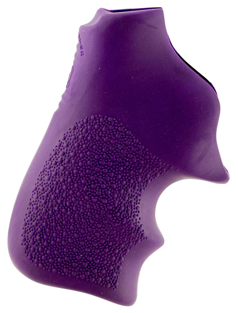 Hogue 78026 Tamer  Cushion Purple Rubber Grip with Finger Grooves for Ruger LCR, LCRx