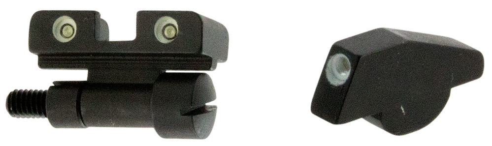 Meprolight USA 227713101 Mepro Tru-Dot Fixed Sights Self-Illuminated Green Tritium Front & Rear with Black Frame for S&W K,L,N, Frame