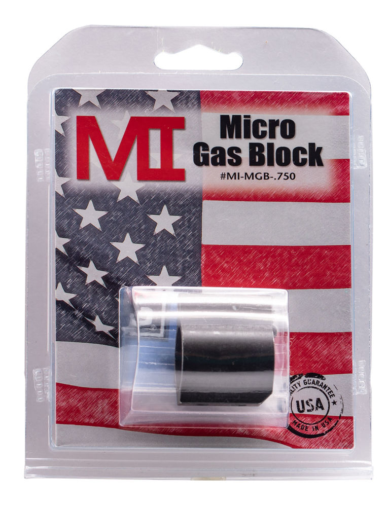 Midwest Industries MIMGB750 Micro  Gas Block 4140 Steel .750"