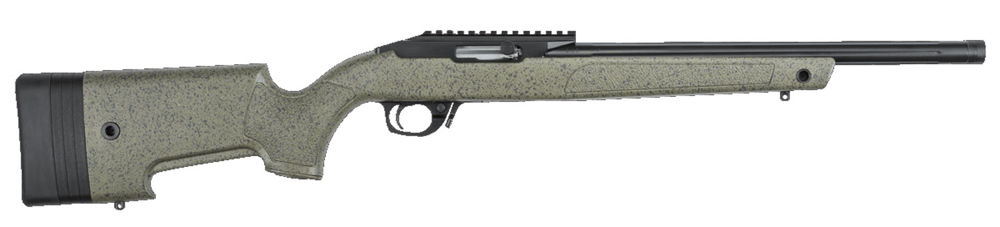 Bergara Rifles BXR001 BXR  22 LR 10+1 16.50" Black Cerakote Black Speckled Green Synthetic Stock Right Hand (Full Size) Threaded