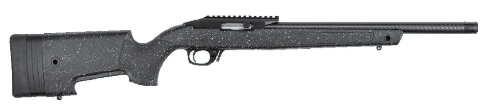 Bergara Rifles BXR002 BXR  Semi-Auto 22 LR 10+1 16.50" TB Black Cerakote Gray Speck Black Carbon Fiber Stock Right Hand (Full Size)