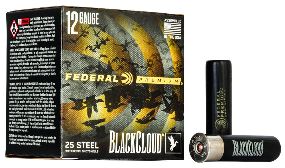 Federal PWBX134BBB Black Cloud FS Steel 12 Gauge 3.5" 1 1/2 oz BBB Shot 25 Bx/ 10 Cs