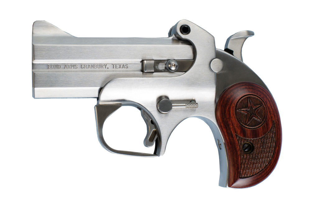 Bond Arms BAC2K Century 2000 38 Special, 357 Mag 3.50" 2rd Round Stainless Steel Rosewood Grip