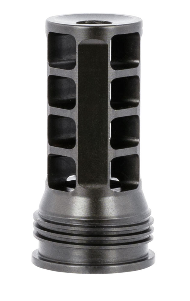 OSS Suppressors 1574 QD 762 Muzzle Brake Black with 5/8"-24 tpi Threads, 2.30" OAL & 1.20" Diameter for 30 Cal AR-Platform