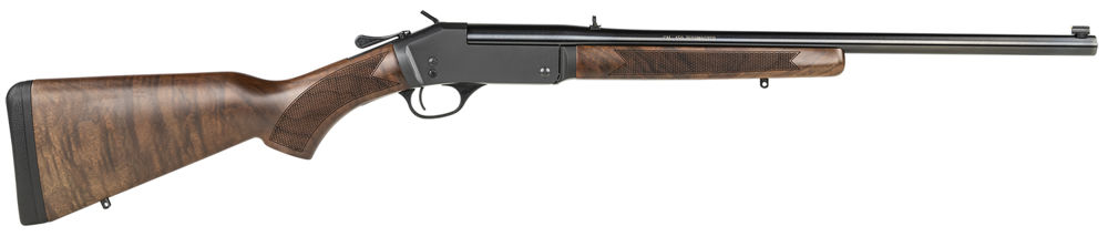 Henry H015450 Single Shot  450 Bushmaster 1rd 22" American Walnut Stock Blued Right Hand