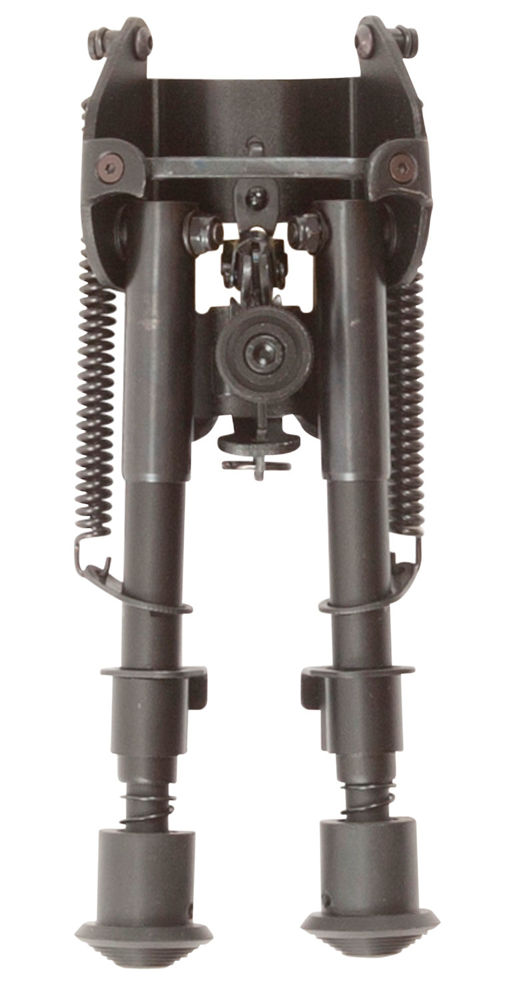 Allen 2207 Bozeman Bipod made of Black Aluminum with Sling Swivel Stud Attachment, Rubber Feet & 6-9" Vertical Adjustment for Rifles