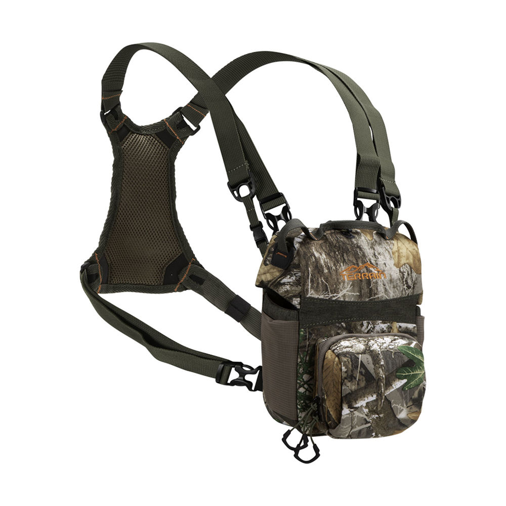 Terrain 19220 Mesa Deluxe Bino Pack with Realtree Edge Finish, Silent Magnetic Flap, Adjustable Strap, Back Harness Panel & Soft Interior