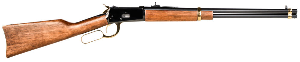 Rossi 923572013GLD R92 Gold 357 Mag 10+1 20" Round Barrel Brazilian Hardwood Polished Black Right Hand