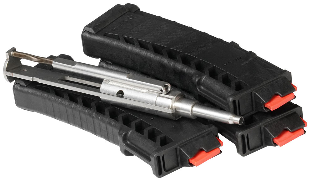 CMMG 22BA651 Bravo 22 Conversion Kit with 3 25rd Mags Stainless Steel Black